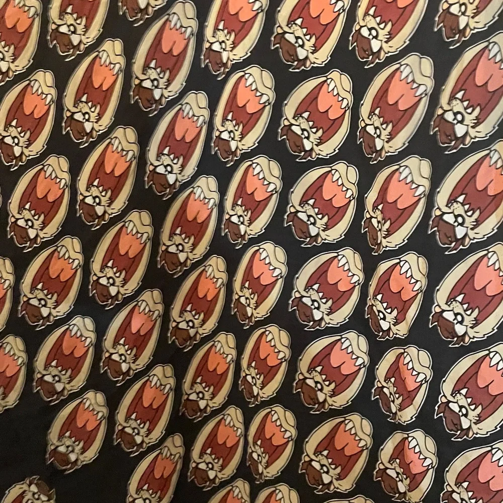 VTG SILK TAZ LOONEY TUNES SCARF
